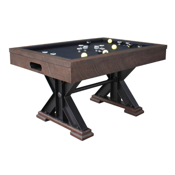 Berner Billiards The Weathered Rectangular Slate Bumper Pool Table Game Room Shop