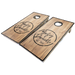 Rustic Theme Cornhole Boards-Cornhole-WGC-Standard Series-Rustic Monogram (Send us an email for the design)-Game Room Shop
