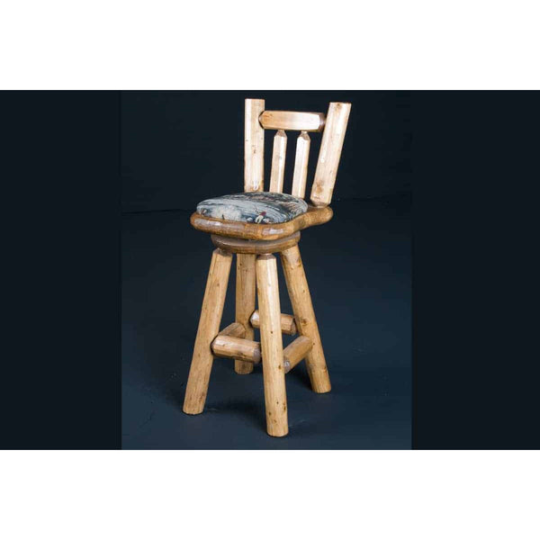 Viking Industries Northwoods Upholstered Bar Stool Game Room Shop