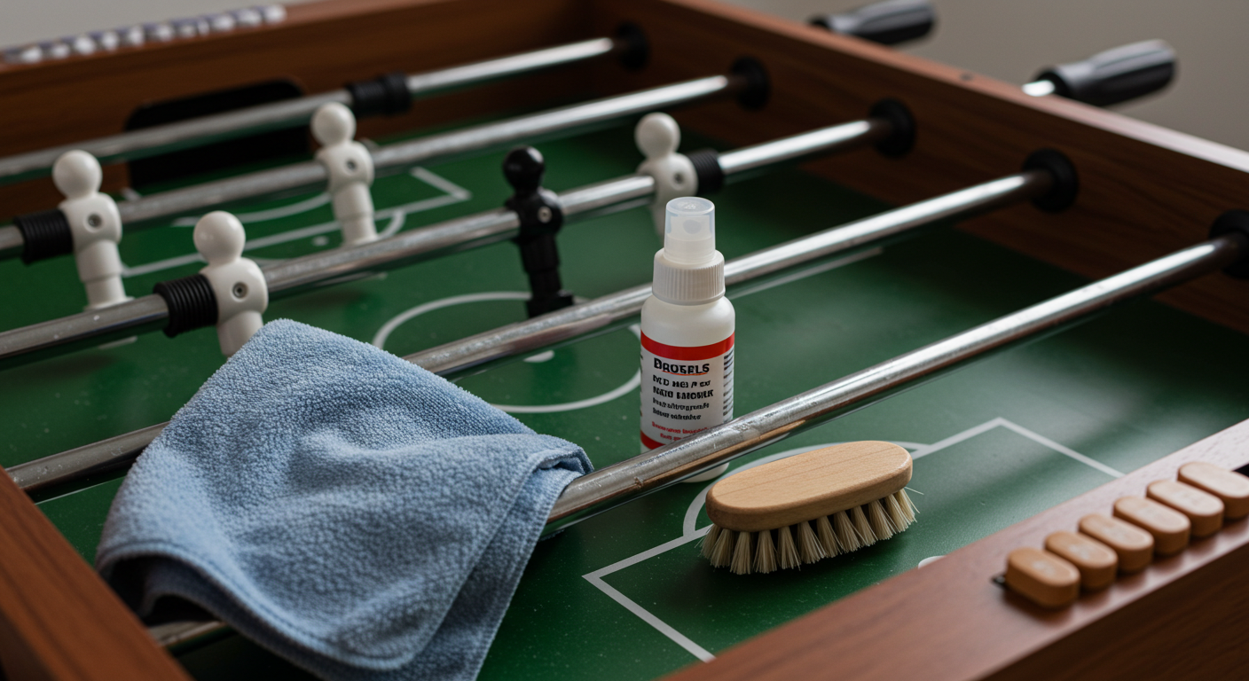 Foosball Table Maintenance: Cleaning, Lubrication and Care
