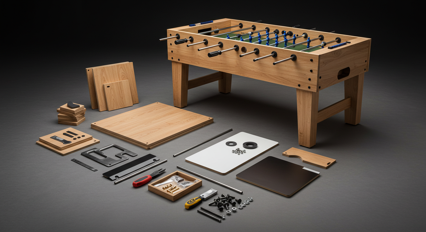 Foosball Table Materials & Build: Buy Smart!
