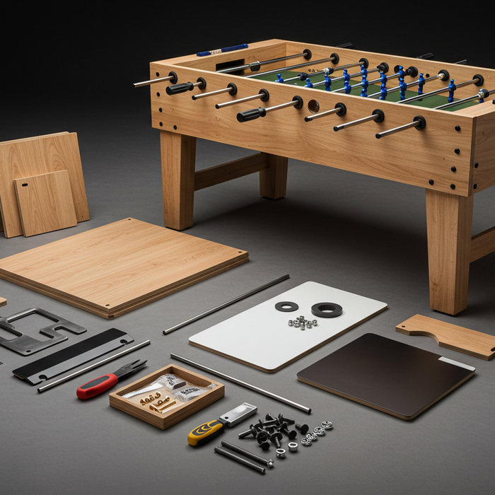 Foosball Table Materials & Build: Buy Smart!