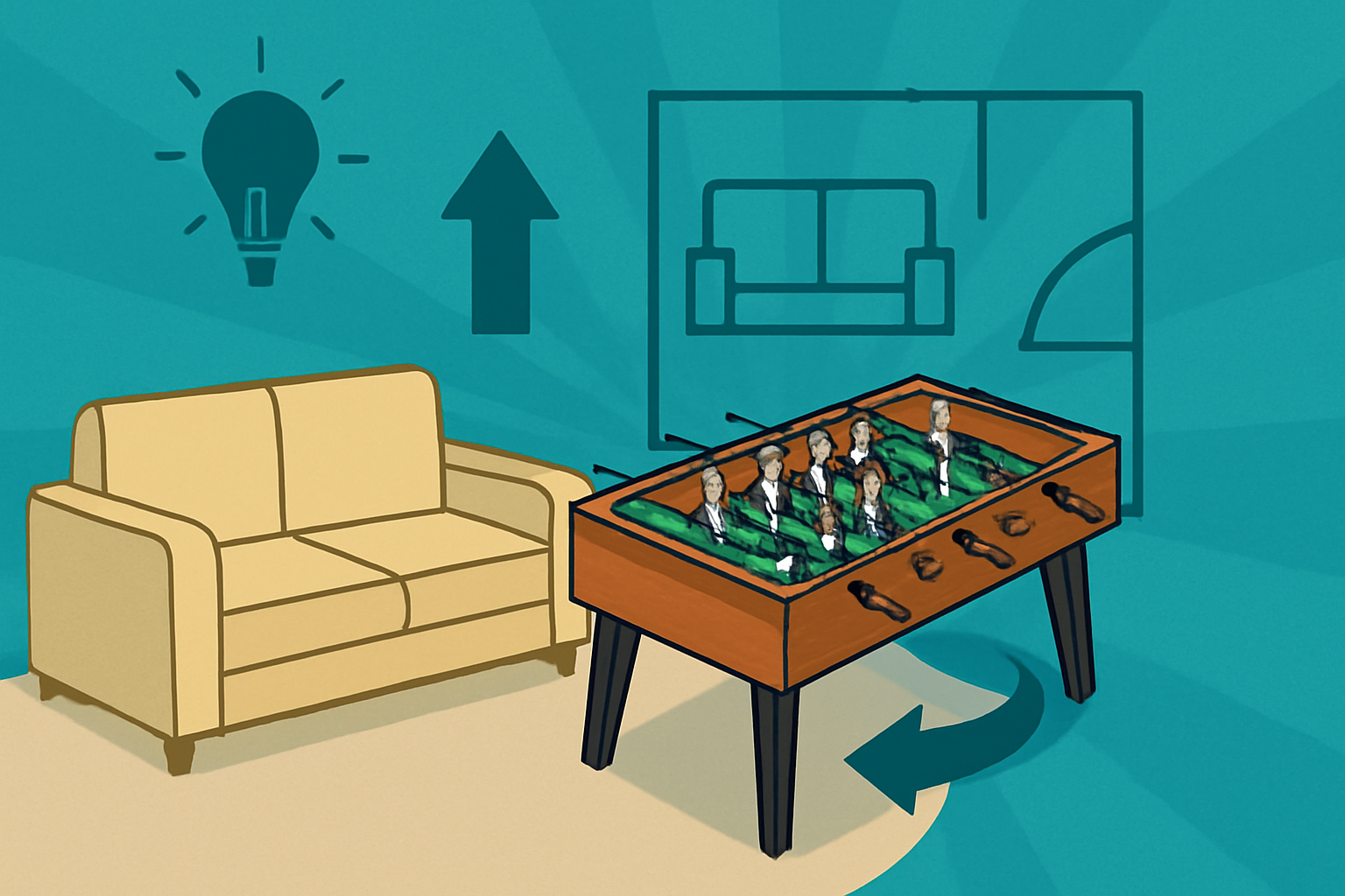 Foosball Table Setup and Room Size: Pro Tips for Small Spaces