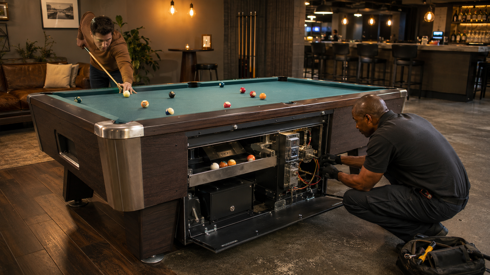 Home vs. Commercial Pool Tables: What's Actually Different (and Which Do You Need)?