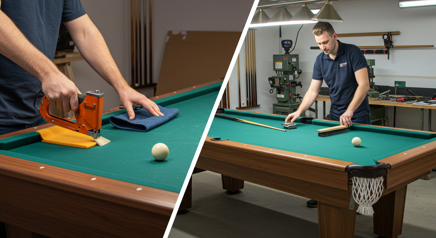 How to Recover a Billiard Table: DIY or Professional Help?