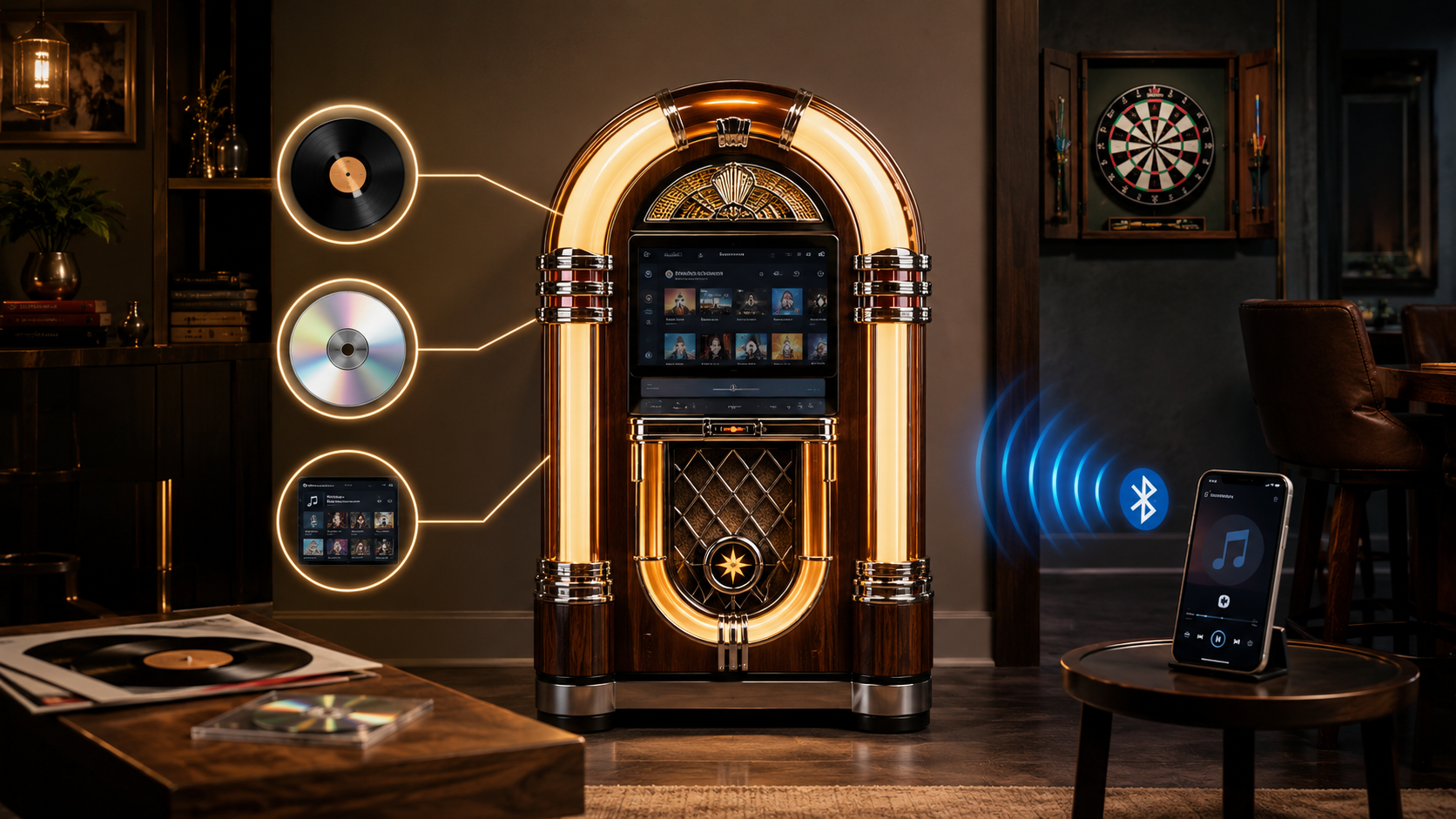 Jukebox Buying Guide: Digital, Vinyl, CD & Bluetooth Models Explained
