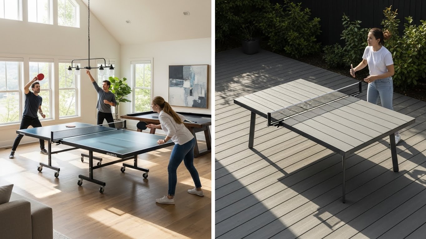 Ping Pong Table Size and Material Guide: What You Need to Know Before Buying
