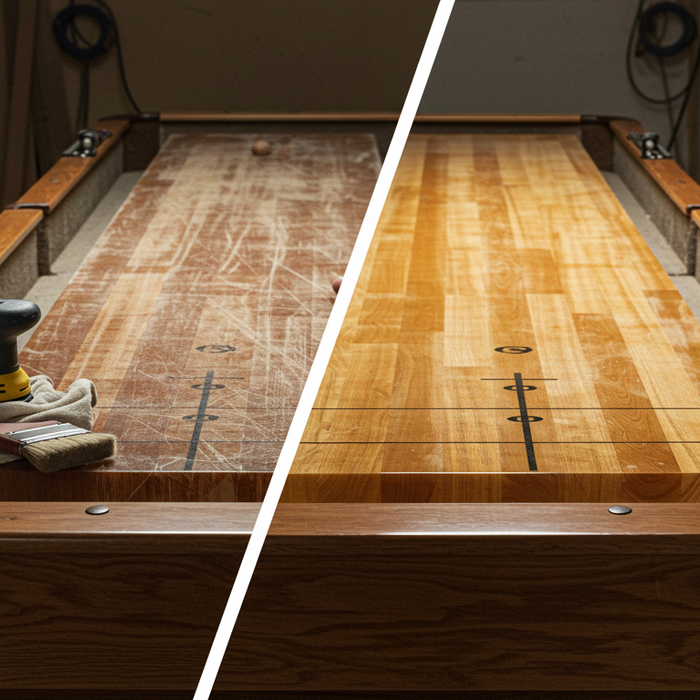 Shuffleboard Table Finish Restoration Guide