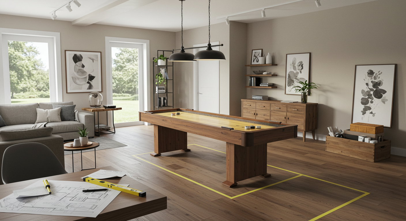 Shuffleboard Table Space Planning Guide