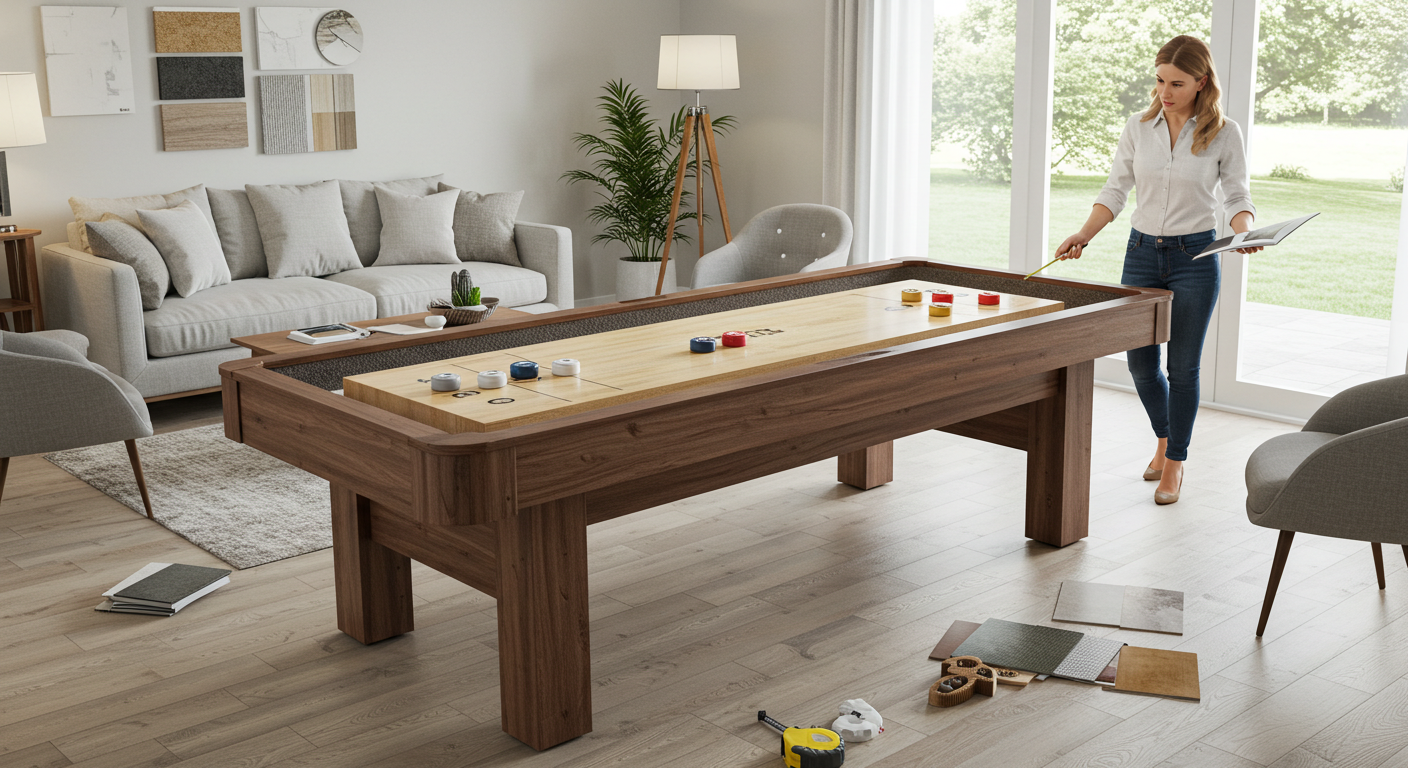 How to Choose the Perfect Shuffleboard Table at Home