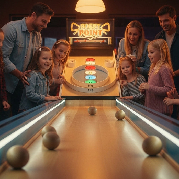 Skee-Ball and Alley Rollers: Classic Family Arcade Fun