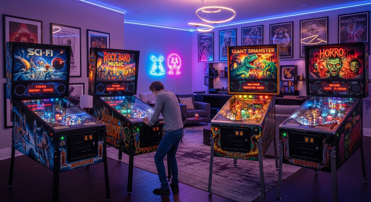 Top 5 Must-Have Pinball Machines for Themed Game Rooms