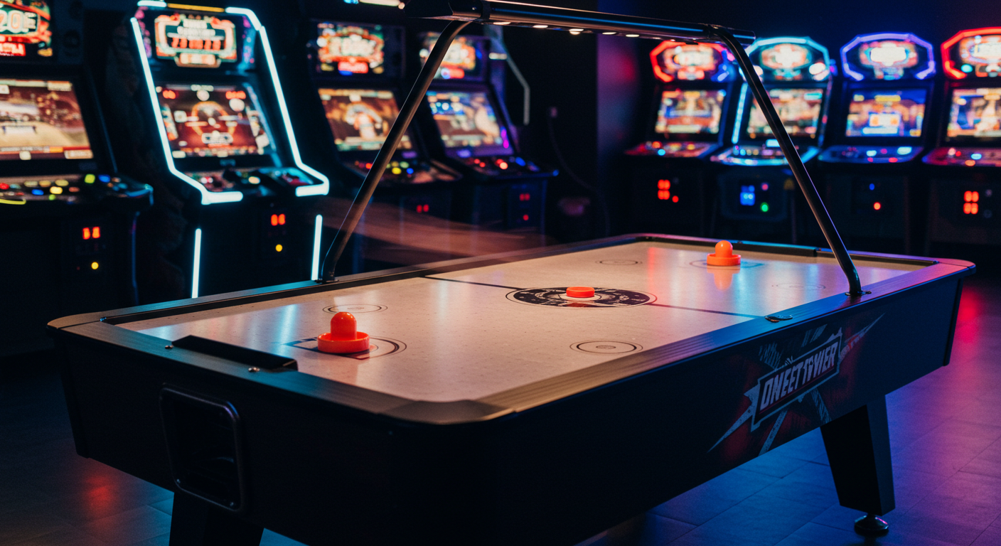 Commercial Air Hockey Table at Game Room Shop