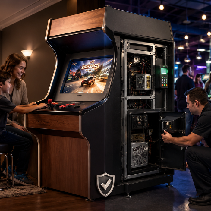 Home vs. Commercial Game Room Equipment