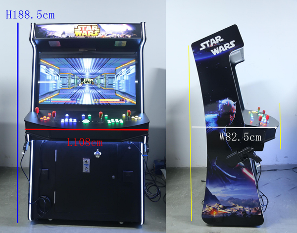 43" 4-Player Shooting Upright Arcade Game-Arcade Games-Onemore-Game Room Shop