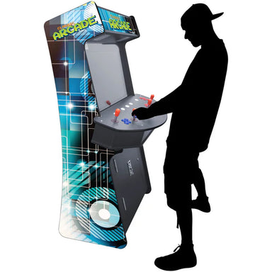 Creative Arcades 4P Slim Stand Up Arcade Machine-Arcade Games-Creative Arcades-3500+ Games-Standard Artwork-Game Room Shop