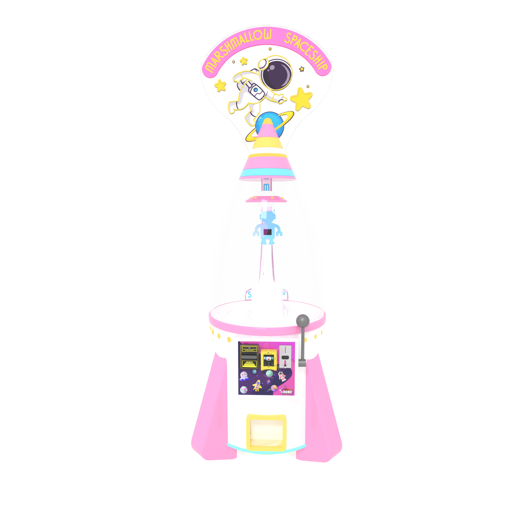Sweet Robo Marshmallow Spaceship Machine-Arcade Games-Sweet Robo-Game Room Shop