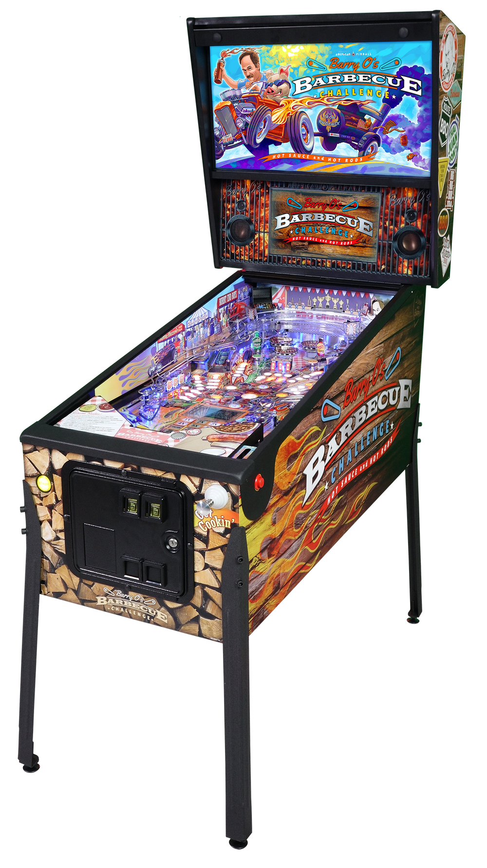 American Pinball Barry O's BBQ Challenge Pinball Machine-Pinball Machines-American Pinball-Classic-Game Room Shop