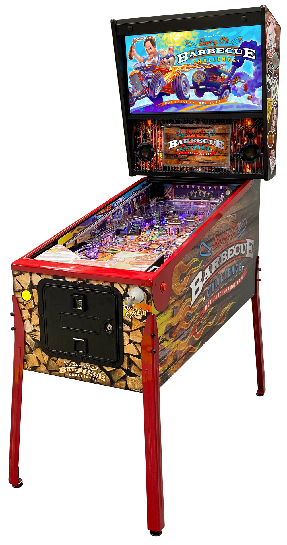 American Pinball Barry O's BBQ Challenge Pinball Machine-Pinball Machines-American Pinball-Limited Edition-Game Room Shop