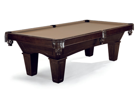 Image of Brunswick Billiards Allenton 8 Foot Pool Table-Billiard Tables-Brunswick-Espresso-Tapered-Game Room Shop