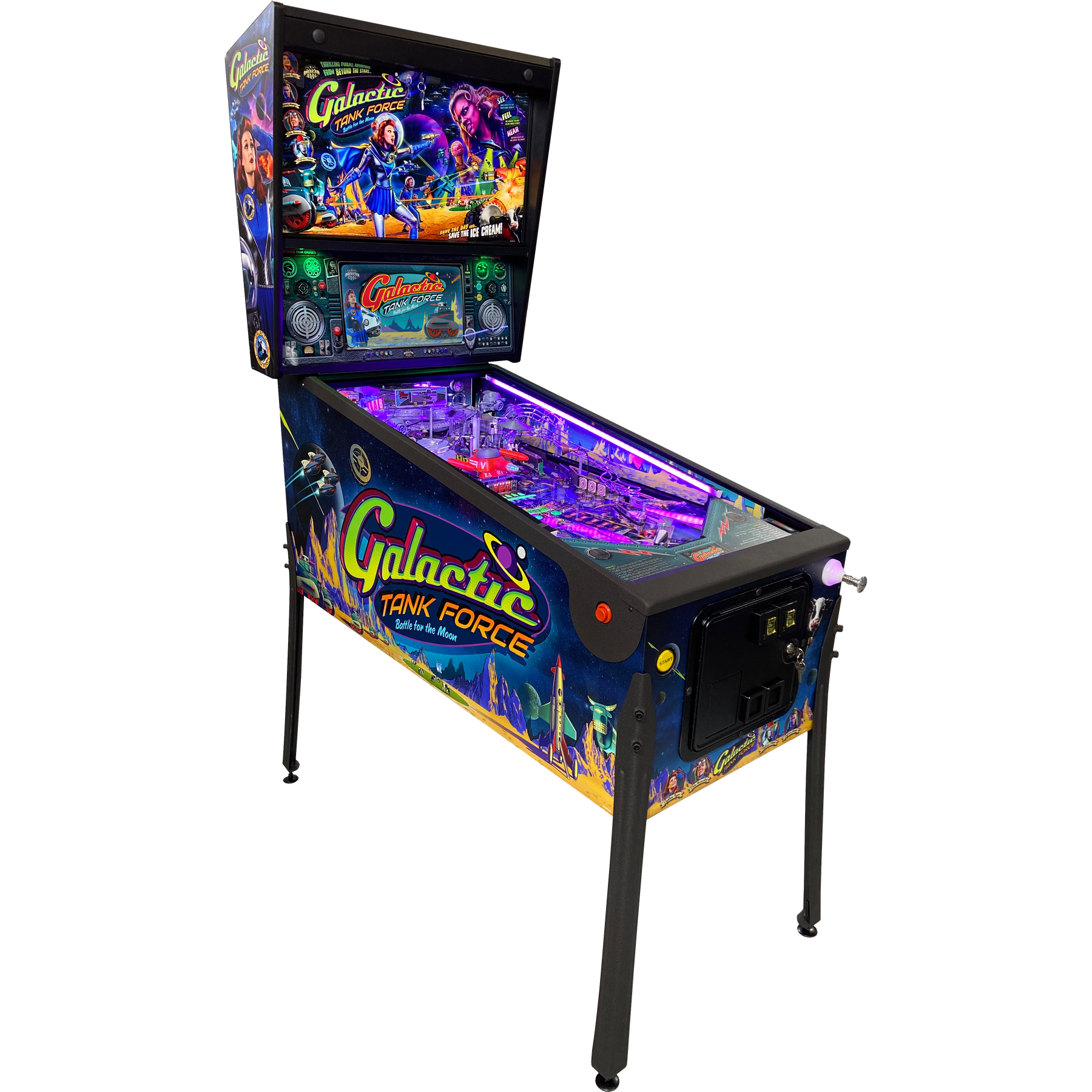 American Pinball Galactic Tank Force Pinball Machine — Game Room Shop