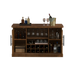 American Heritage Gateway Reclaimed Wood Wine Cabinet-Bars & Cabinets-American Heritage-Game Room Shop