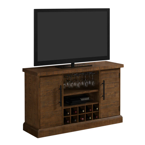 American Heritage Gateway Reclaimed Wood Wine Cabinet-Bars & Cabinets-American Heritage-Game Room Shop