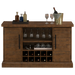 American Heritage Gateway Reclaimed Wood Wine Cabinet-Bars & Cabinets-American Heritage-Game Room Shop