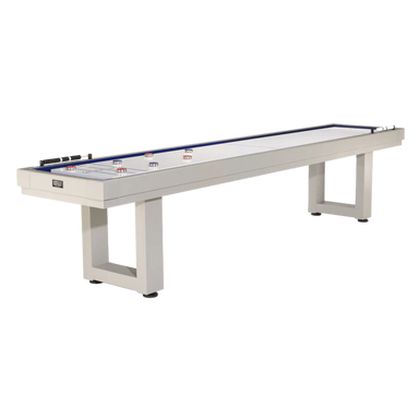 American Heritage Lanai Outdoor Shuffleboard Table with Cover-Shuffleboards-American Heritage-9'-Oyster Grey-Game Room Shop