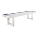 American Heritage Lanai Outdoor Shuffleboard Table with Cover-Shuffleboards-American Heritage-9'-Pearl White-Game Room Shop