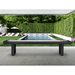 American Heritage Lanai Outdoor Shuffleboard Table with Cover-Shuffleboards-American Heritage-9'-Obisidian Black-Game Room Shop