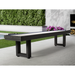 American Heritage Lanai Outdoor Shuffleboard Table with Cover-Shuffleboards-American Heritage-9'-Obisidian Black-Game Room Shop