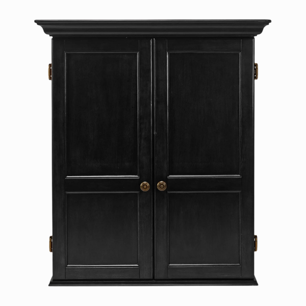 American Heritage Windsor Dartboard Cabinet-Dartboard Cabinets-American Heritage-Black-Game Room Shop