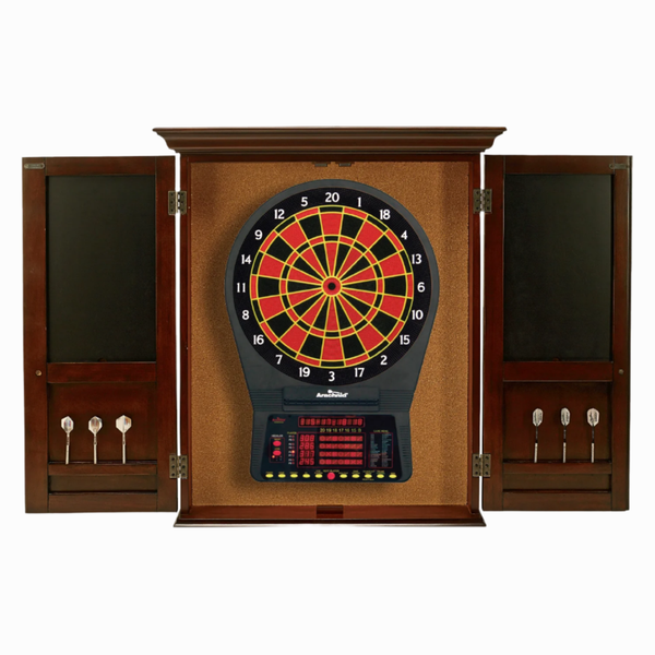 American Heritage Windsor Dartboard Cabinet-Dartboard Cabinets-American Heritage-Black-Game Room Shop