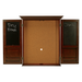 American Heritage Windsor Dartboard Cabinet-Dartboard Cabinets-American Heritage-Black-Game Room Shop