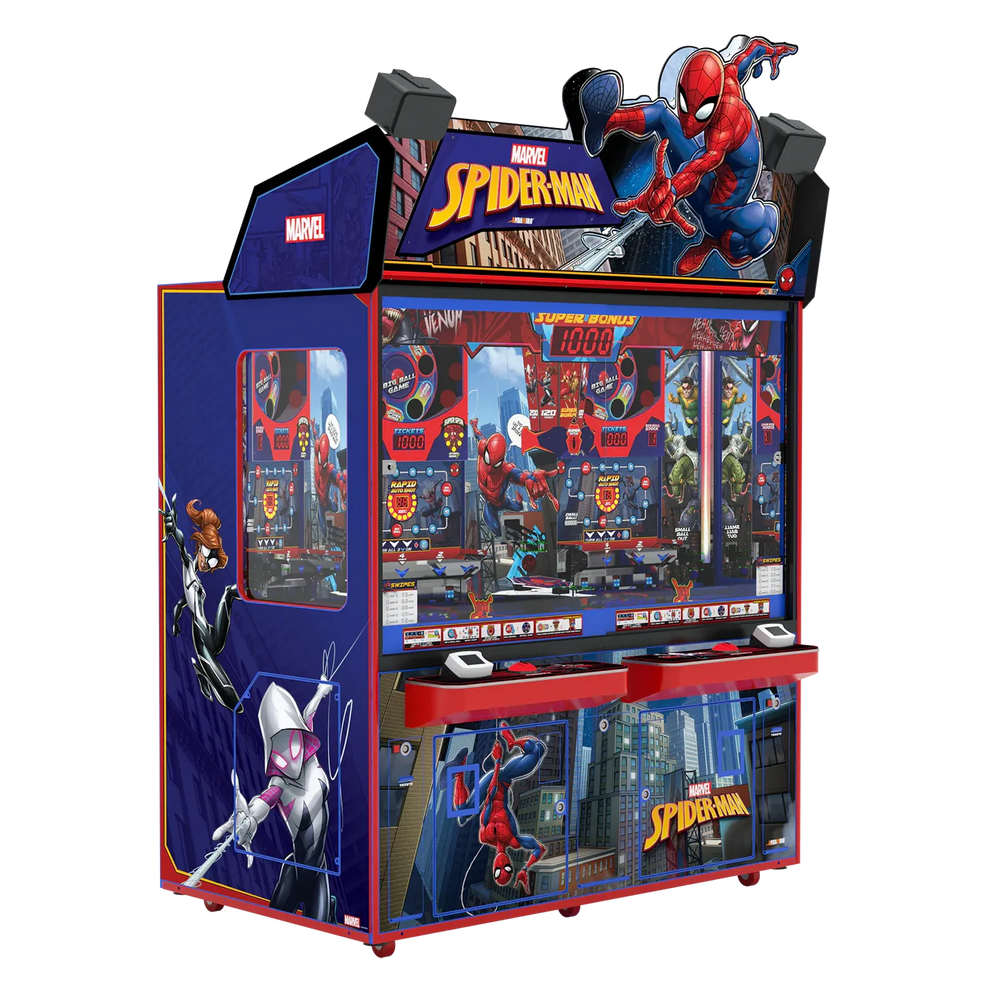 Andamiro Spider-Man Coin Pusher – 2-Player Arcade Game-Arcade Games-Andamiro-Game Room Shop