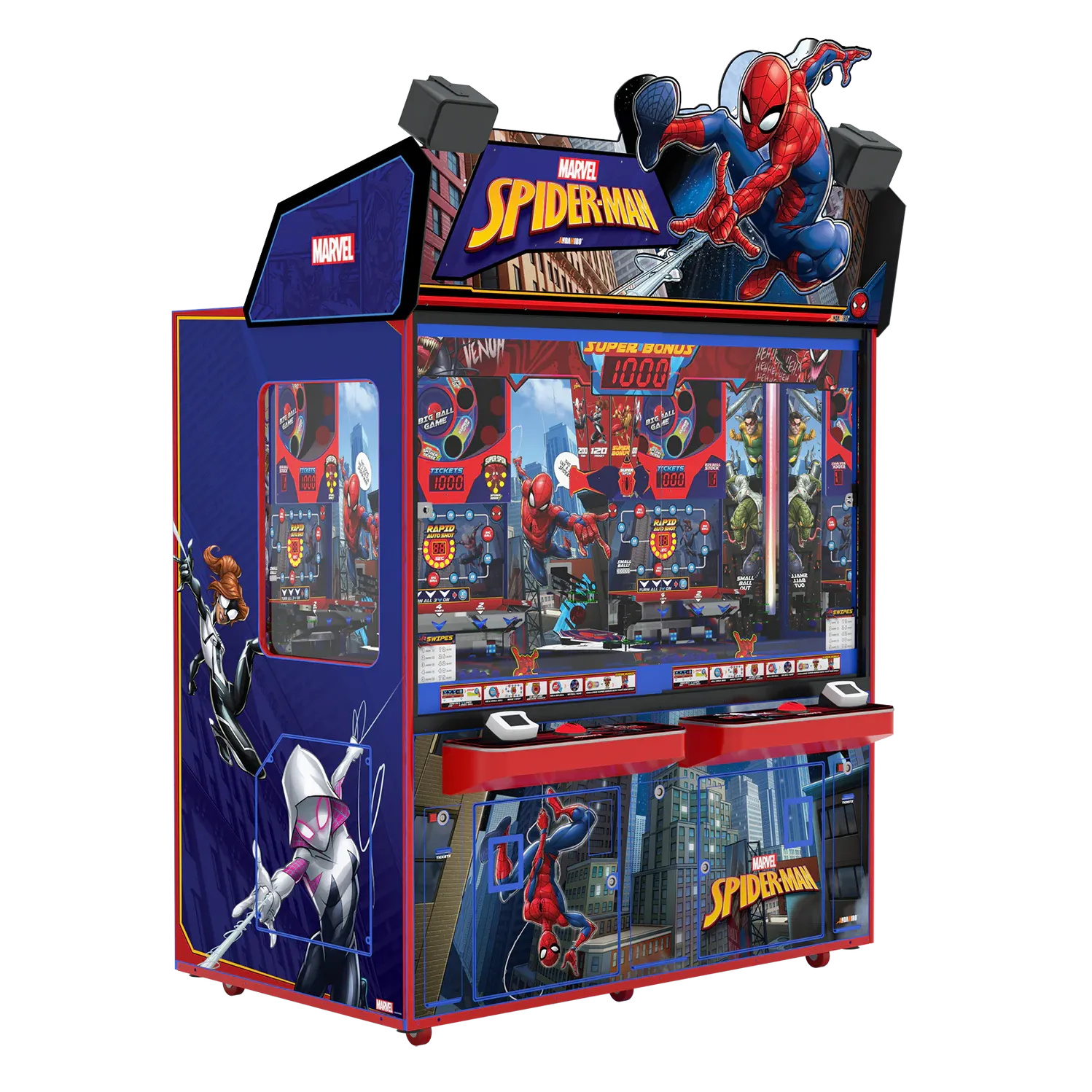 Andamiro Spider-Man Coin Pusher – 2-Player Arcade Game-Arcade Games-Andamiro-Game Room Shop