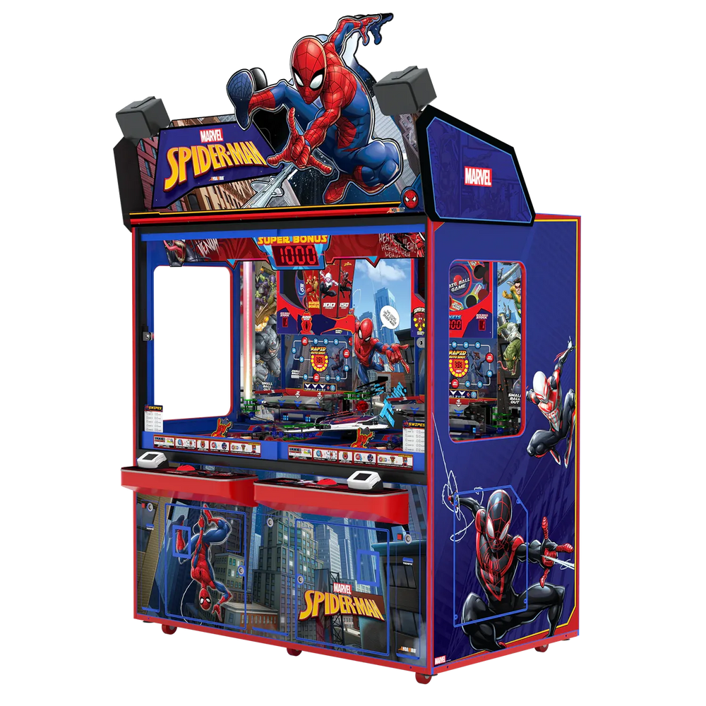 Andamiro Spider-Man Coin Pusher – 2-Player Arcade Game-Arcade Games-Andamiro-Game Room Shop