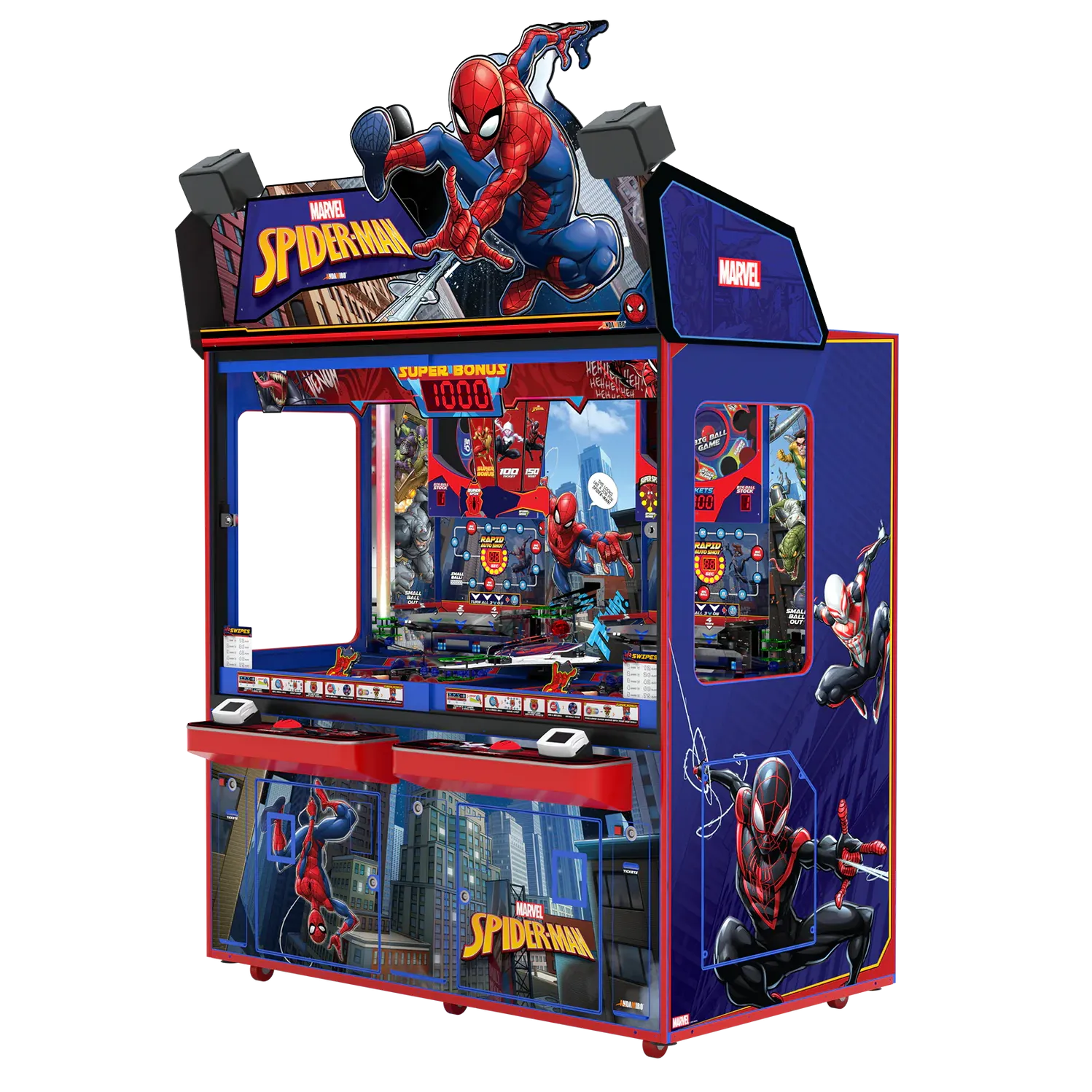 Andamiro Spider-Man Coin Pusher – 2-Player Arcade Game-Arcade Games-Andamiro-Game Room Shop