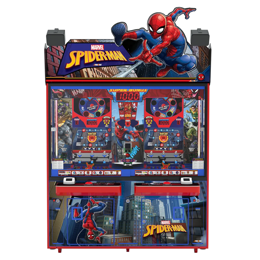 Andamiro Spider-Man Coin Pusher – 2-Player Arcade Game-Arcade Games-Andamiro-Game Room Shop