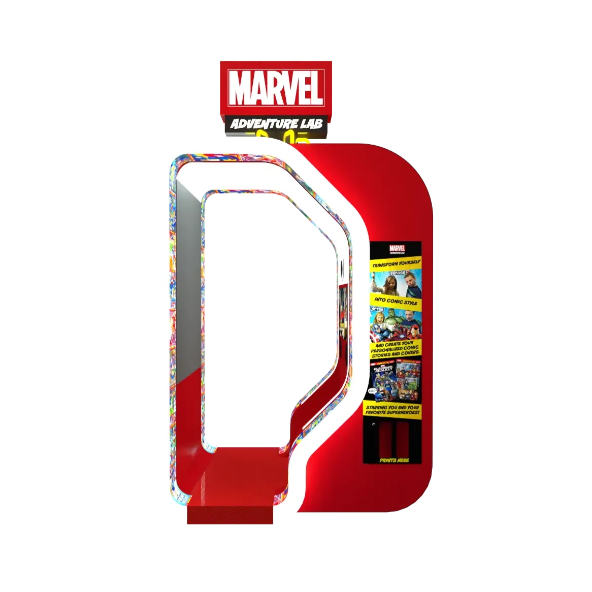 Apple Industries Marvel Adventure Lab Photo Booth
