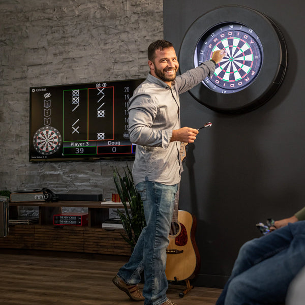 Prodigy Darts Automatic Scoring Bristle Dartboard System-Dartboard Cabinets-American Heritage-Game Room Shop