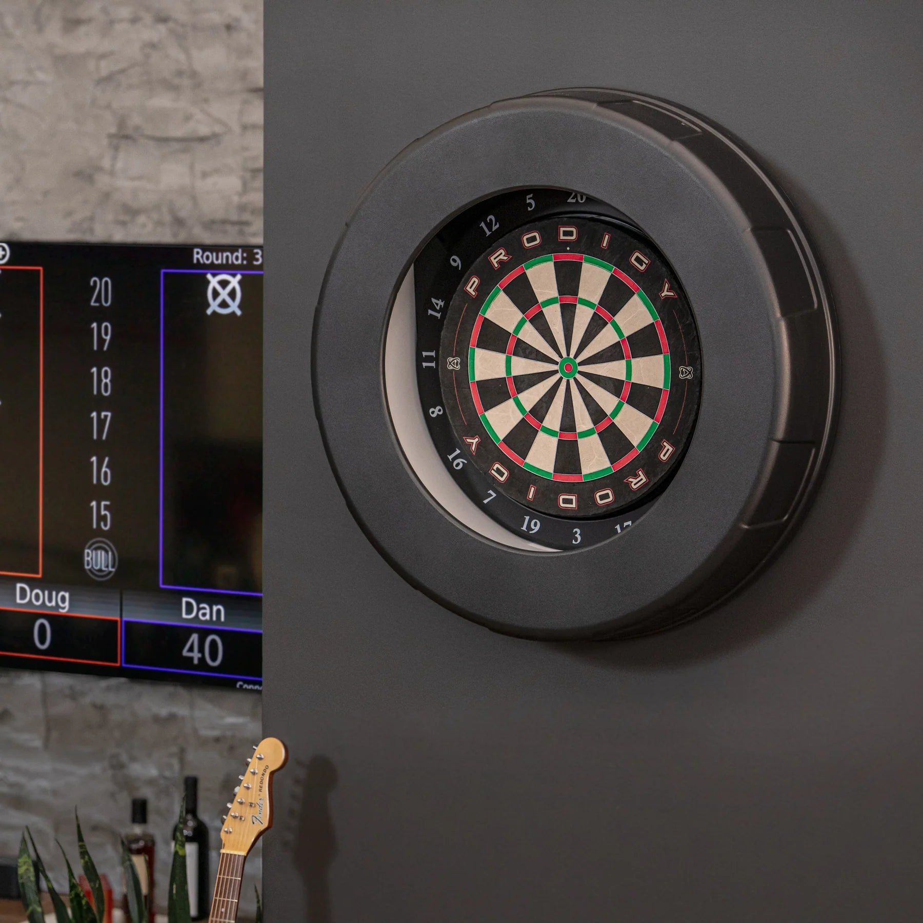 Prodigy Darts Automatic Scoring Bristle Dartboard System-Dartboard Cabinets-American Heritage-Game Room Shop
