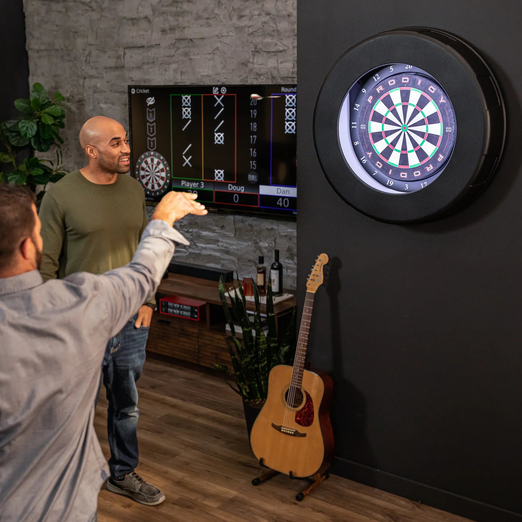 Prodigy Darts Automatic Scoring Bristle Dartboard System-Dartboard Cabinets-American Heritage-Game Room Shop