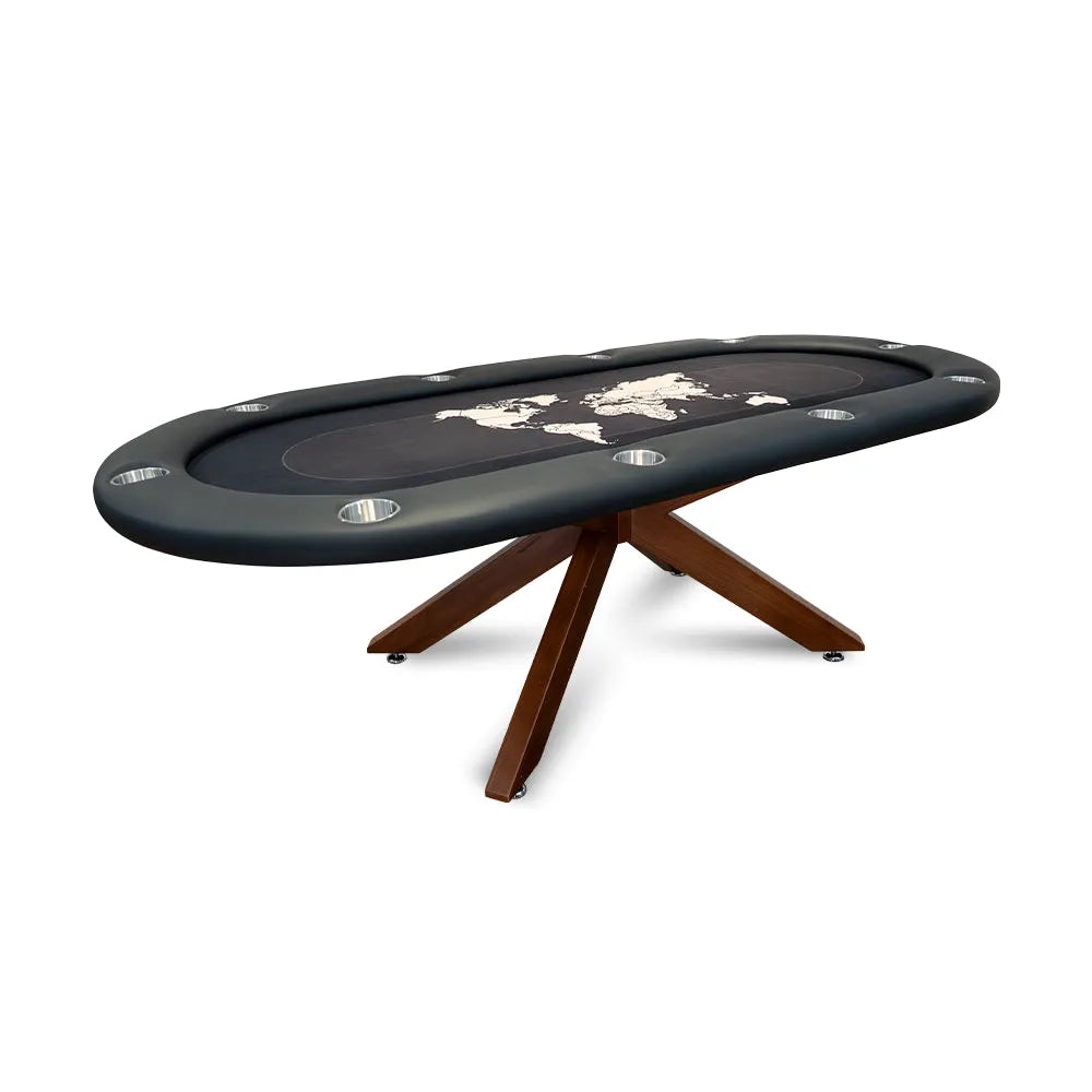 BBO Poker Tables The Axiom Poker Table-Poker & Game Tables-BBO Poker Tables-Black Walnut-No Thank You-Game Room Shop