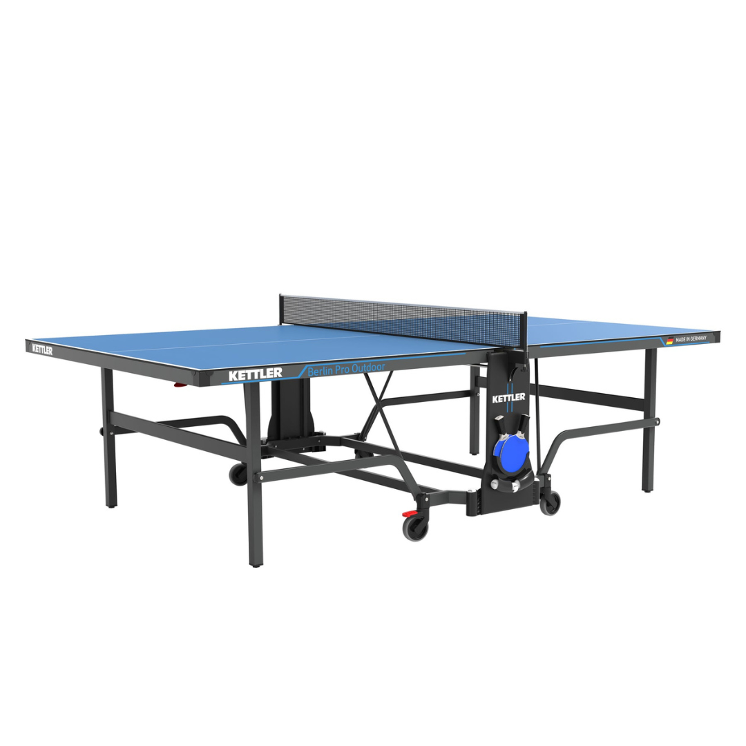 Kettler Berlin Pro Outdoor Table Tennis Table 4-Player Bundle-Table Tennis Table-Kettler-No Thank You-Game Room Shop