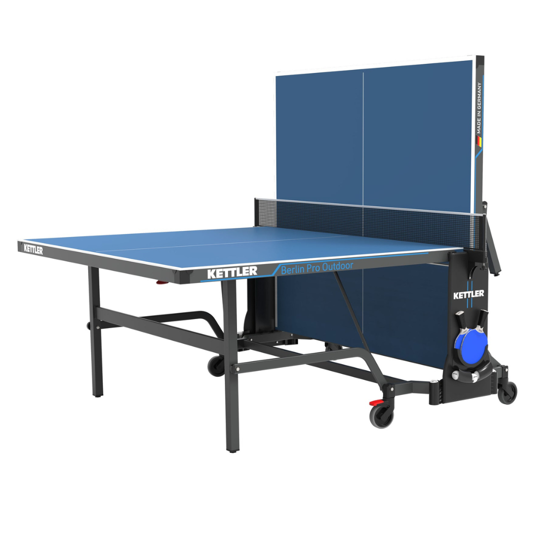 Kettler Berlin Pro Outdoor Table Tennis Table 4-Player Bundle-Table Tennis Table-Kettler-No Thank You-Game Room Shop