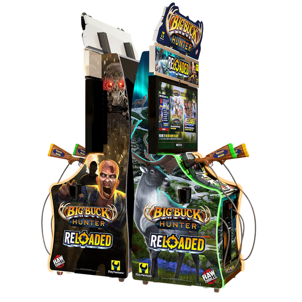 Big Buck Hunter Reloaded Mini with 42″ LCD Monitor-Arcade Games-Raw Thrills-Online Model-No Thank You-Game Room Shop