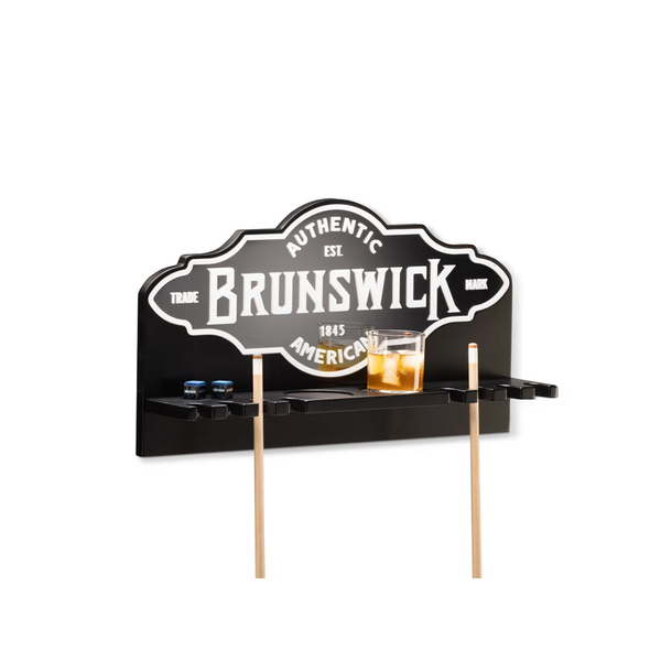 Brunswick Billiards Arena Mirror Wall Cue Rack