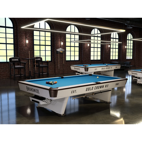 Brunswick Billiards Gold Crown VII 9' Pool Table